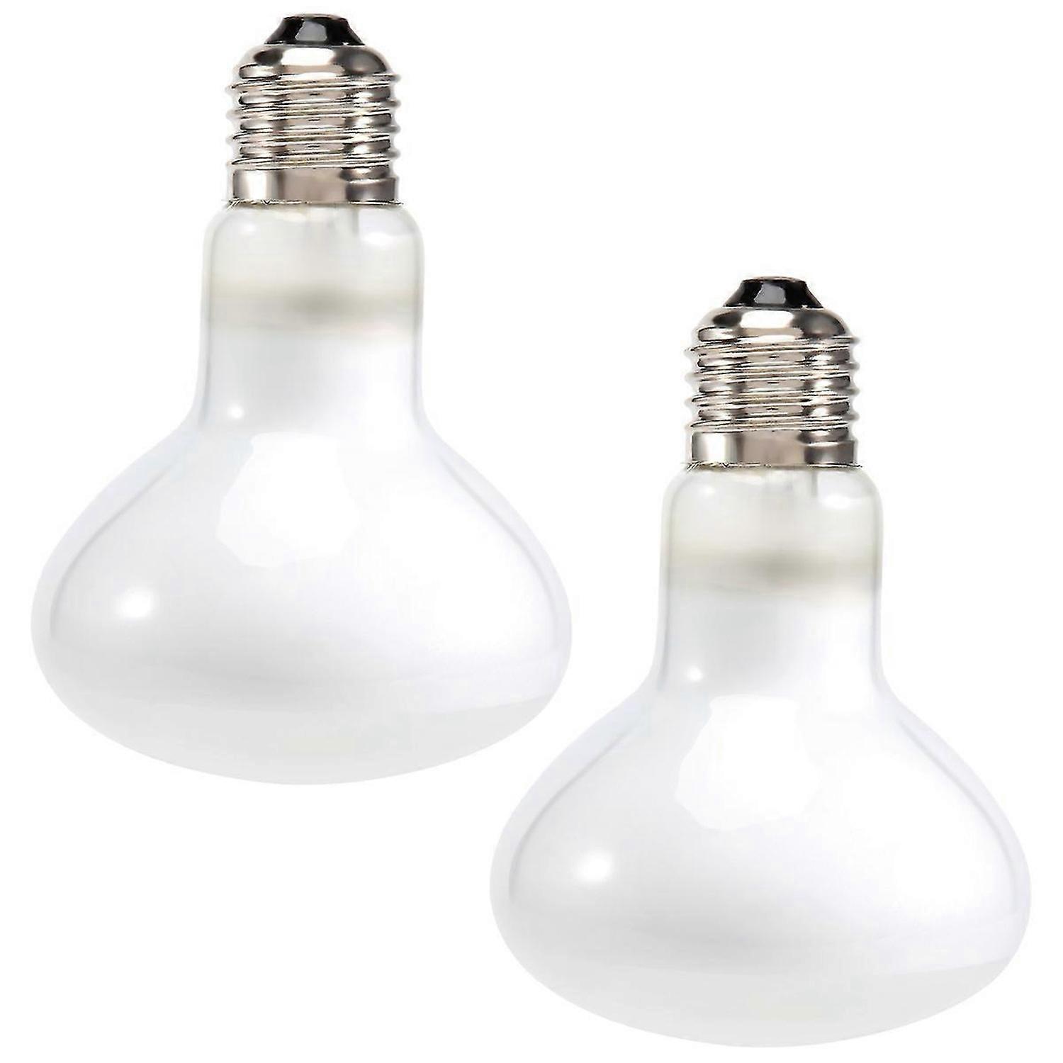 2 Pack Reptile Uvb Uva Heat Lamp Bulb For Reptiles (100 W)