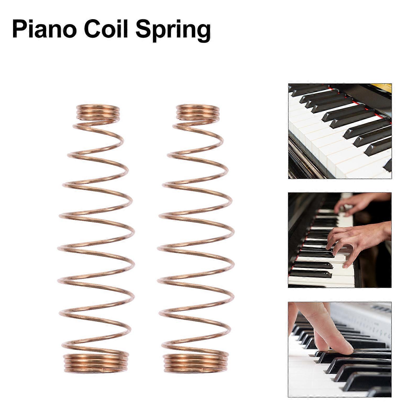 Piano Tuning Repair Tool 180Set Golden Brass Spring Components For Piano Maintenance And Tuning 2.5X0.4X0.4Cm Durable Elastic Design