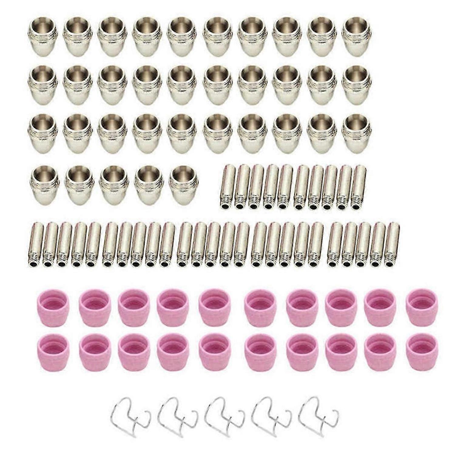95Pcs Air Plasma Cutting Torch Nozzles Consumables for AGG60 WSDD60P