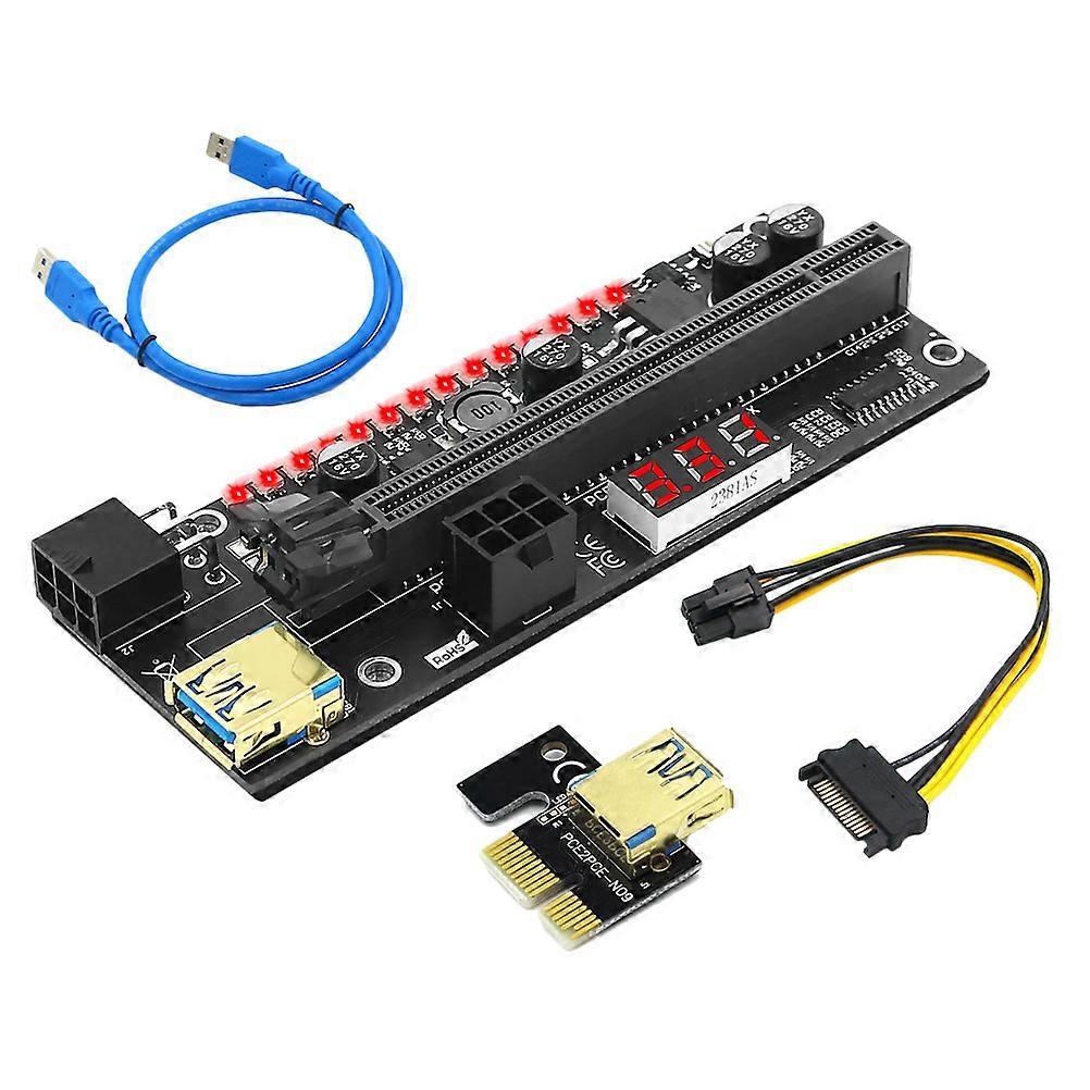 Pci- Riser Adapter Display for Computer Use 1Set Pcie Extender