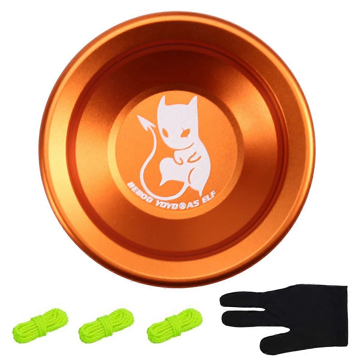 Professional Butterfly Yoyo with Bearing Toy Orange