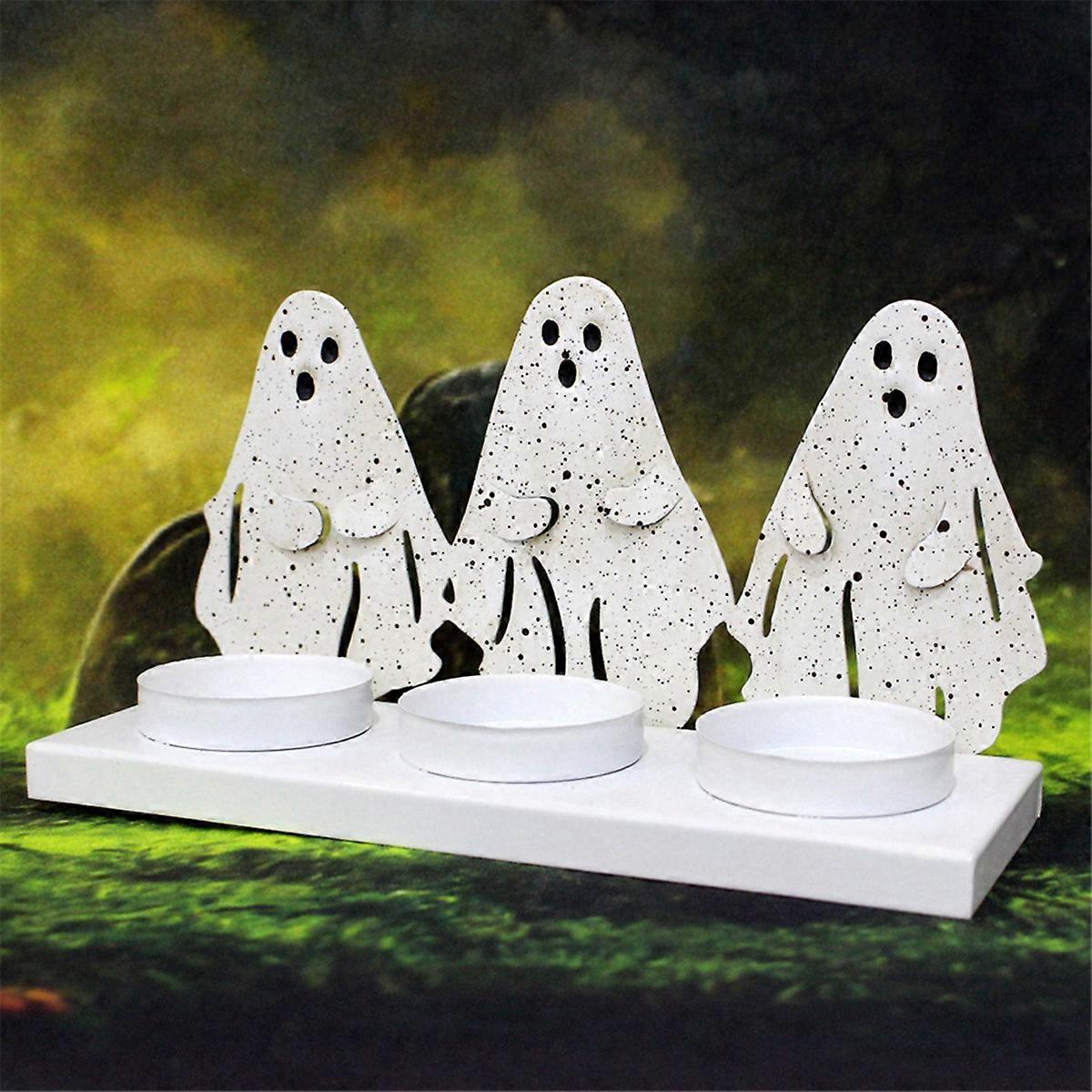 Halloween Decorations Ghost Festival Atmosphere Candlesticks