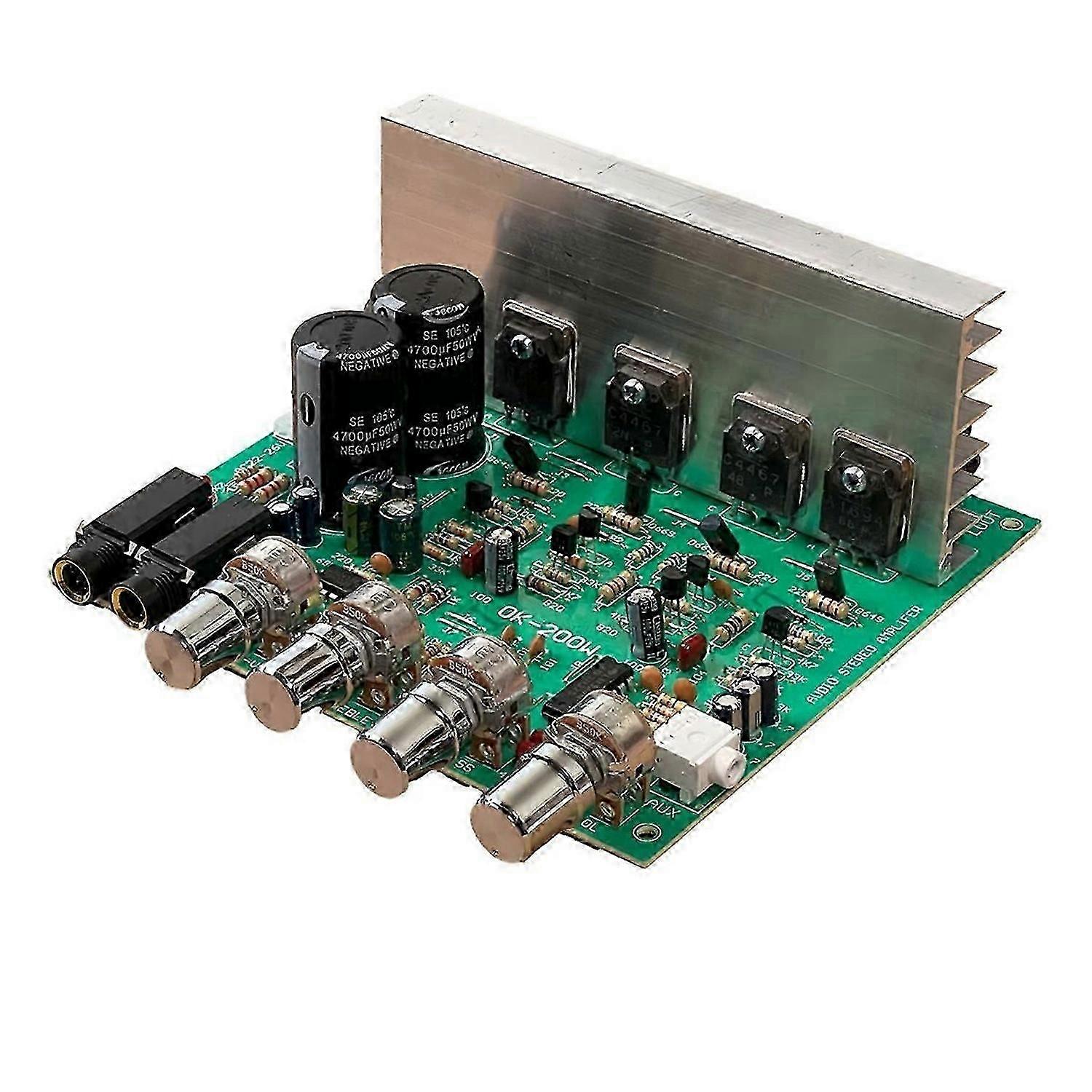 New OK200W 2Channel 4-8Ohm Amplifiers Module Board Double Group A