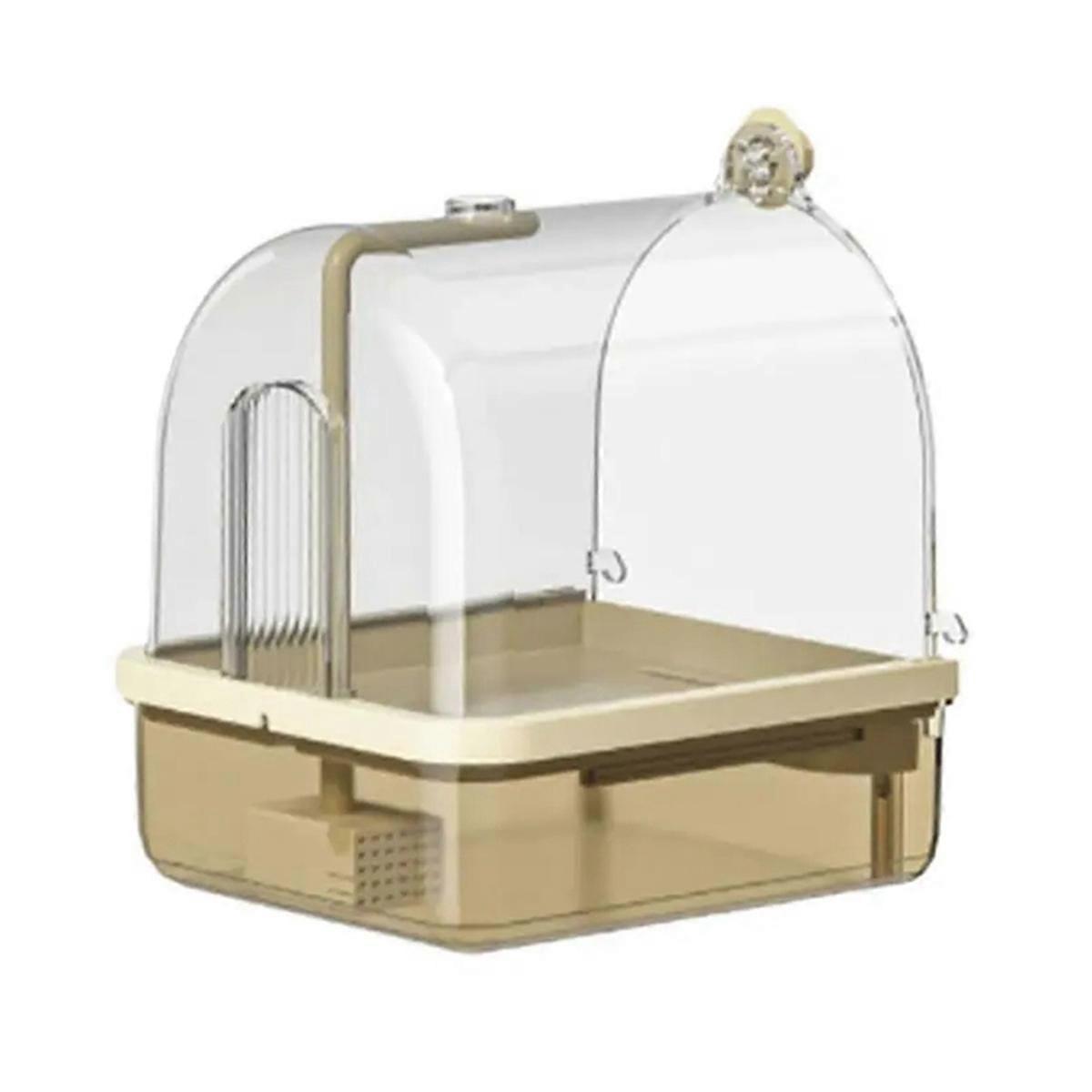 1pc Parrot Automatic Intelligent Bath Water Circulation Bird Bathtub Supplies with Multiple Faucets for Parakeet,Phoenix