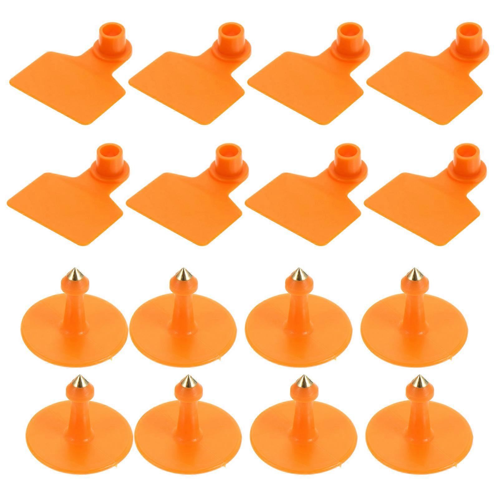 Empty Ear Tags Durable Tpu Ear Tags for Animal Tagging 100Pcs Set