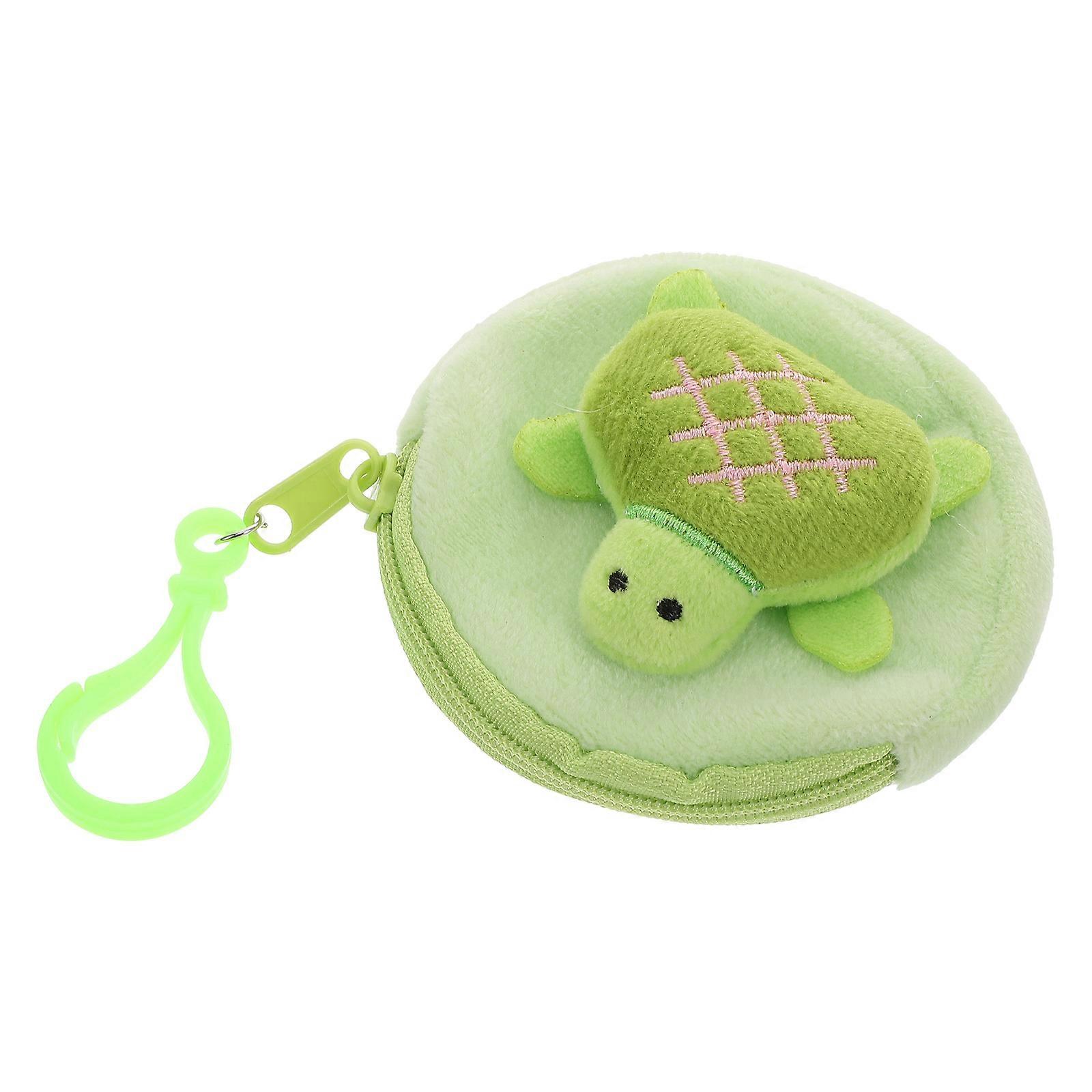 Cute Coin Purse Plush Turtle Cartoon Design for Coin Storage 3Pcs
