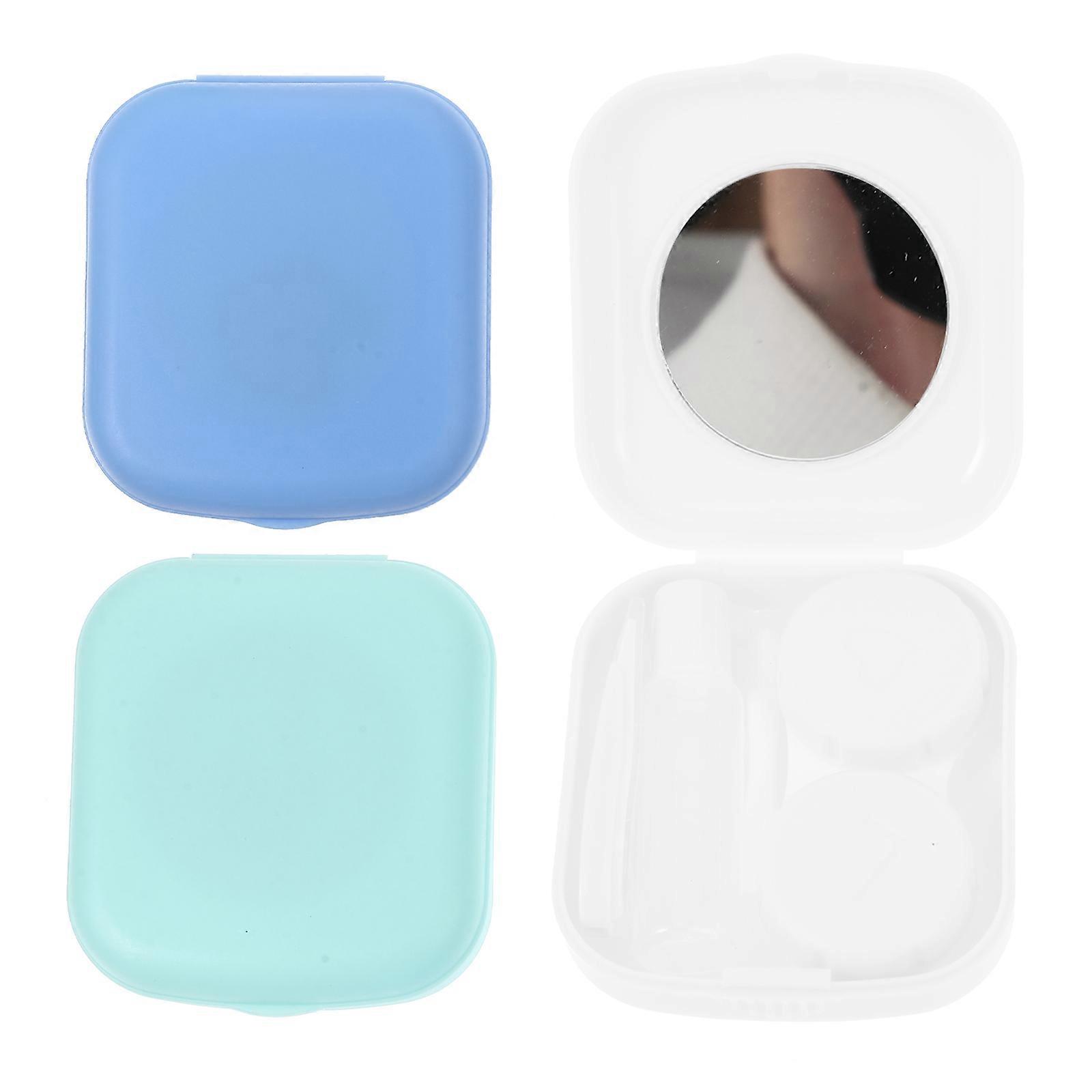 Cases Small Contact-Lens Storage Boxes for Storing 9Sets Portable Kit