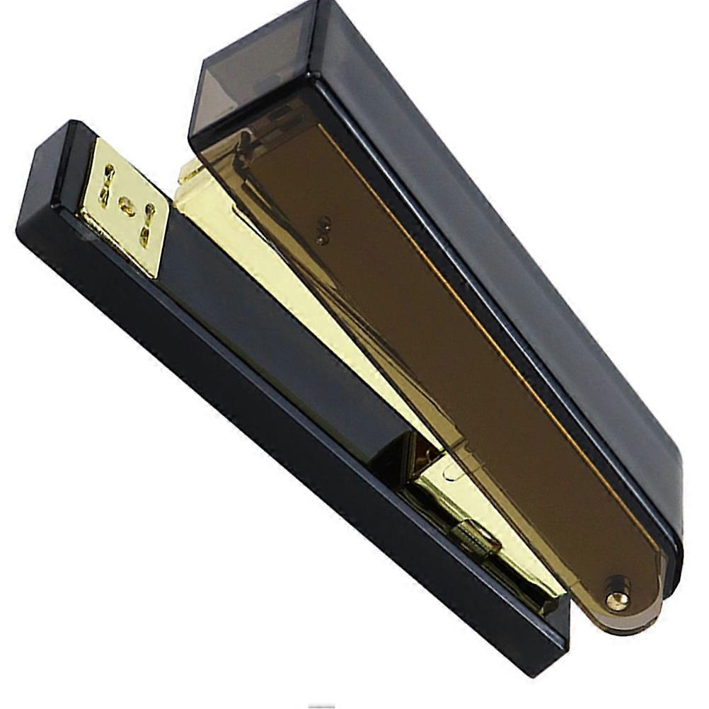 Office Acrylic Stapler Black Students Stapler for Stapling 2Pcs Accessory