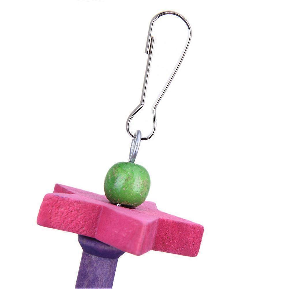 Colorful Parrot Toy Chew Toy Parrot for Pet 1Pcs Funny Cage Plaything