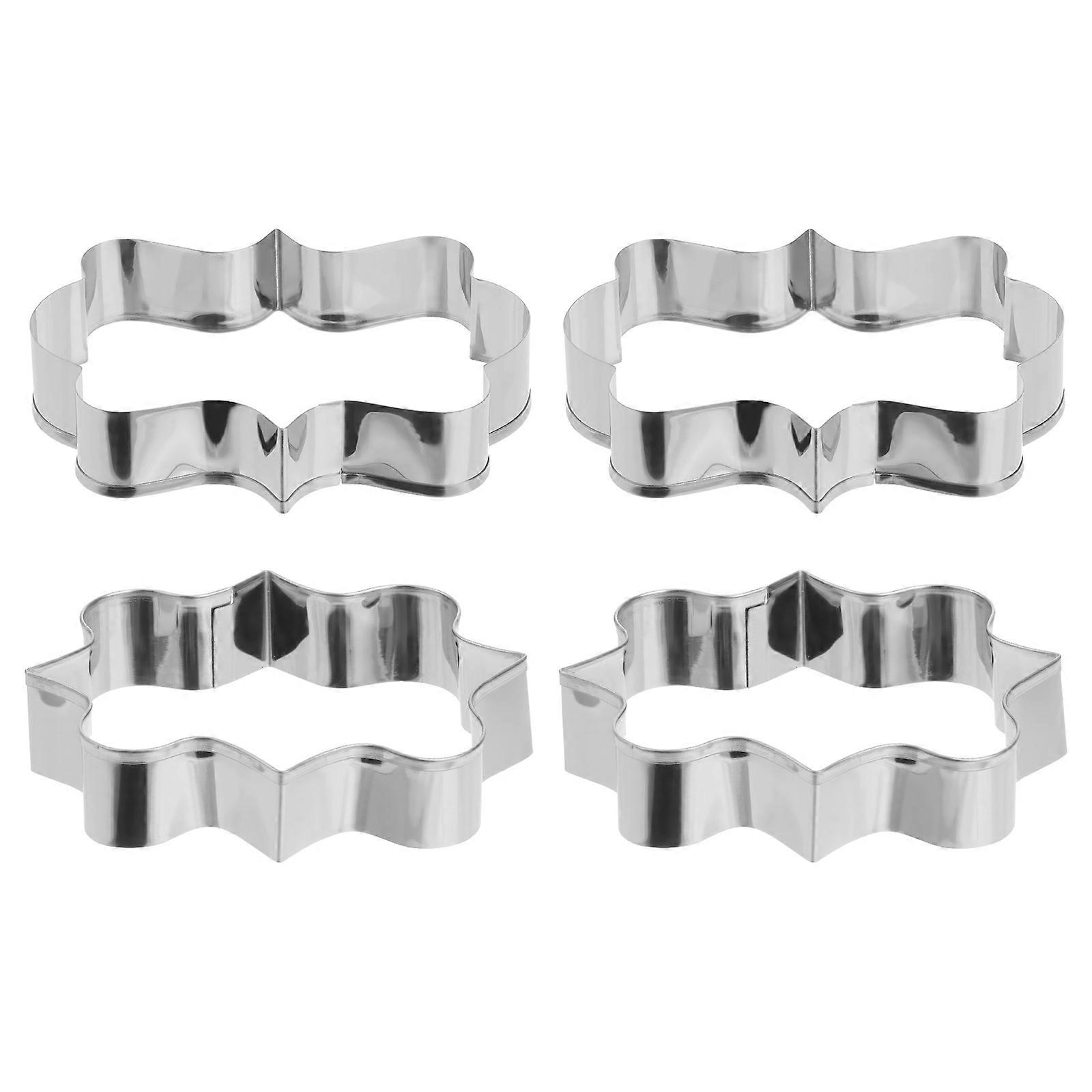 Biscuit Cutters Metal Frame for 12Pcs Wedding Baking Mold Tools