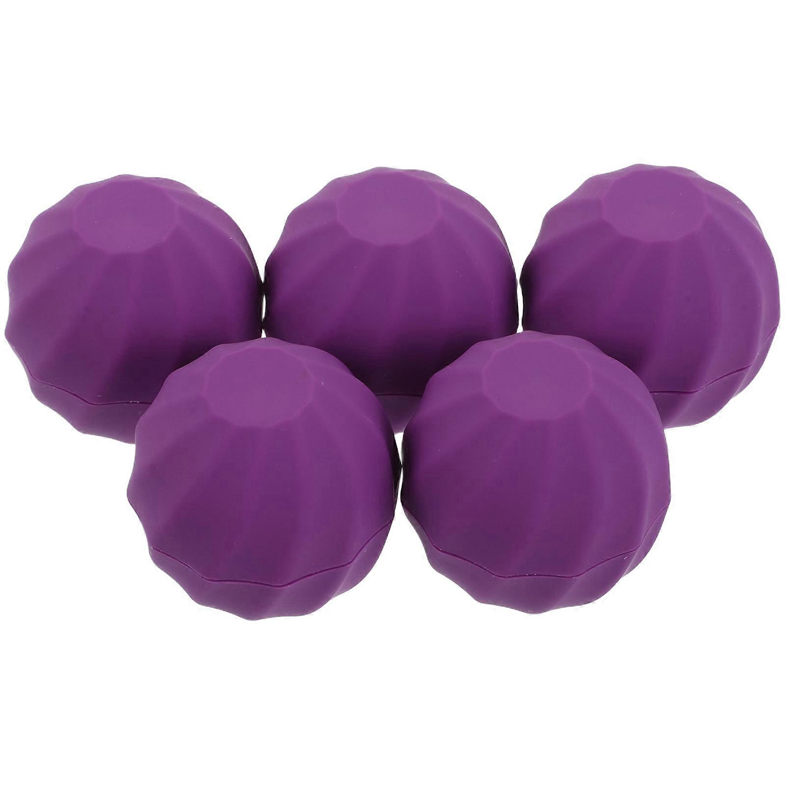 Purple Empty Lip Balm Tubes Plastic for Refillable Lipstick 10Pcs