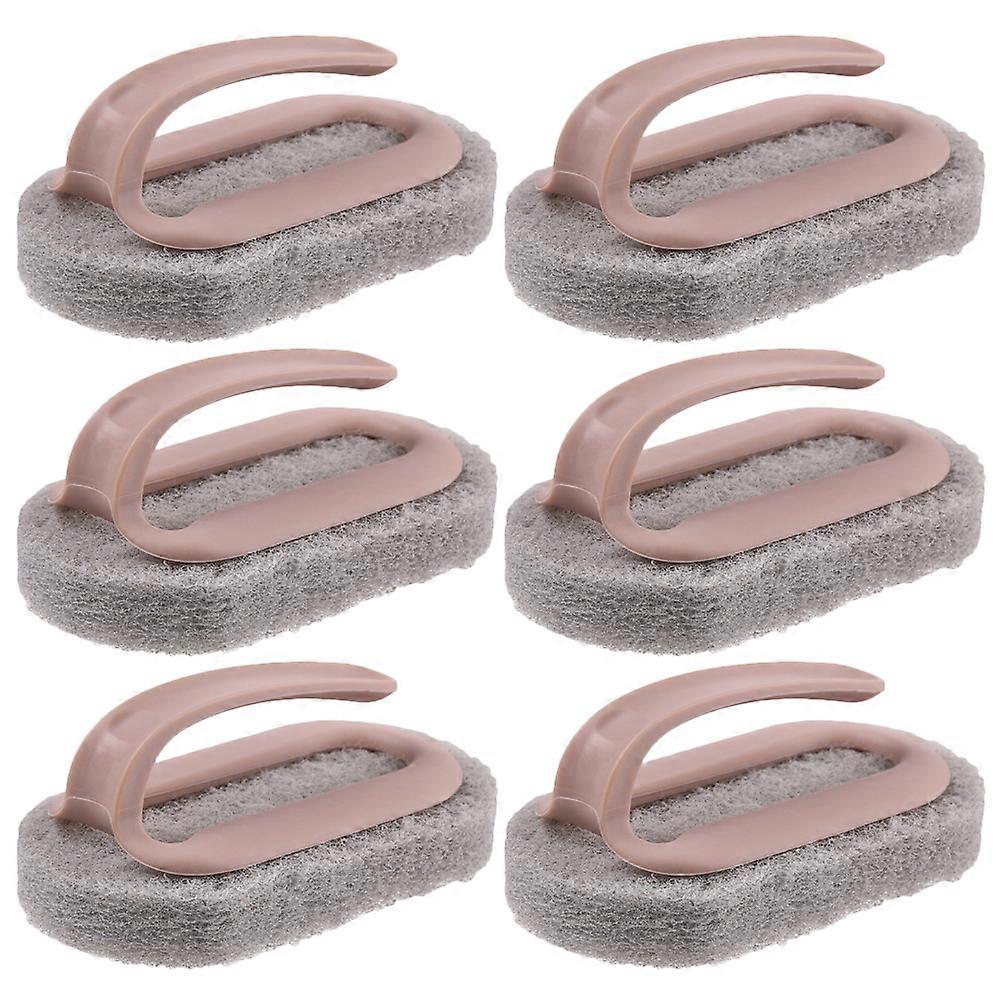 Bathtub Cleaning Brush 6Pcs Multi-Purpose Tools For Bathroom Use Made Of PP Material Suitable For Tile Cleaning