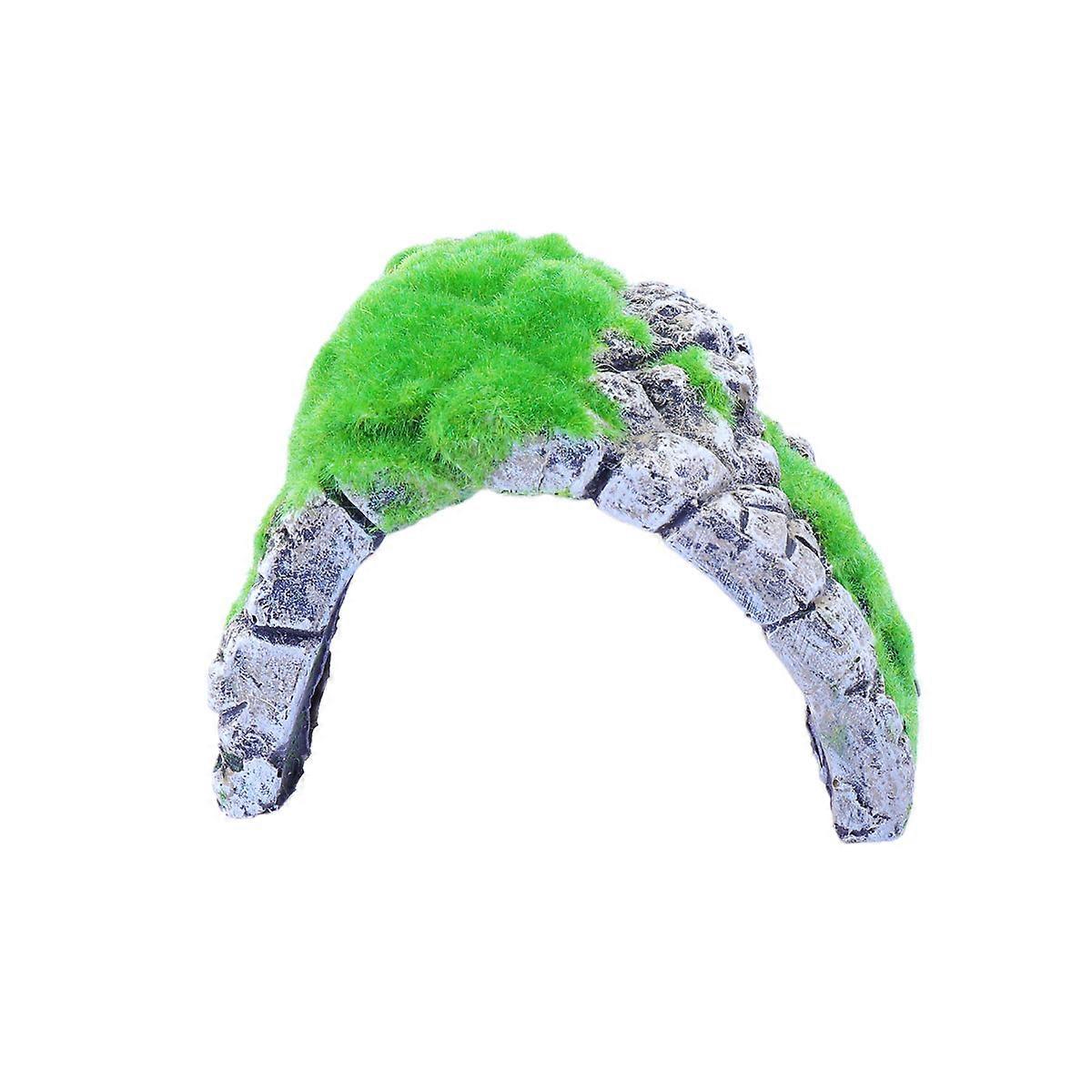 Reptile Moss Cave Habitat Tortoise Hiding Cave for 2Pcs Box Decor