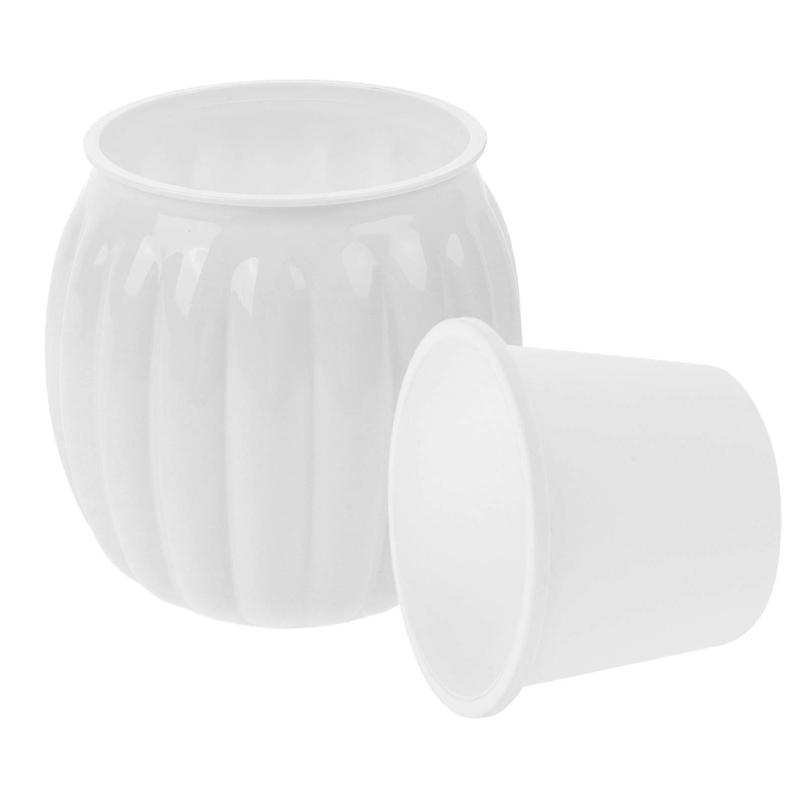 Plastic Self Watering Planter Automatic Flowerpot for 4Pcs Home Use