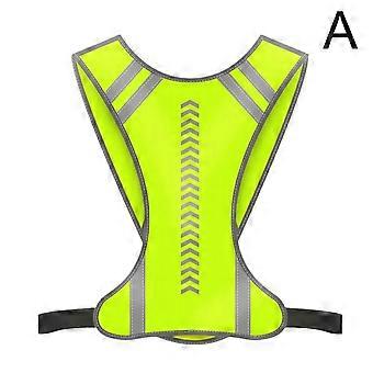 Reflecterend vest, veiligheidsvest voor hardlopen, joggen, fietsen, motorrijden, nachtzicht