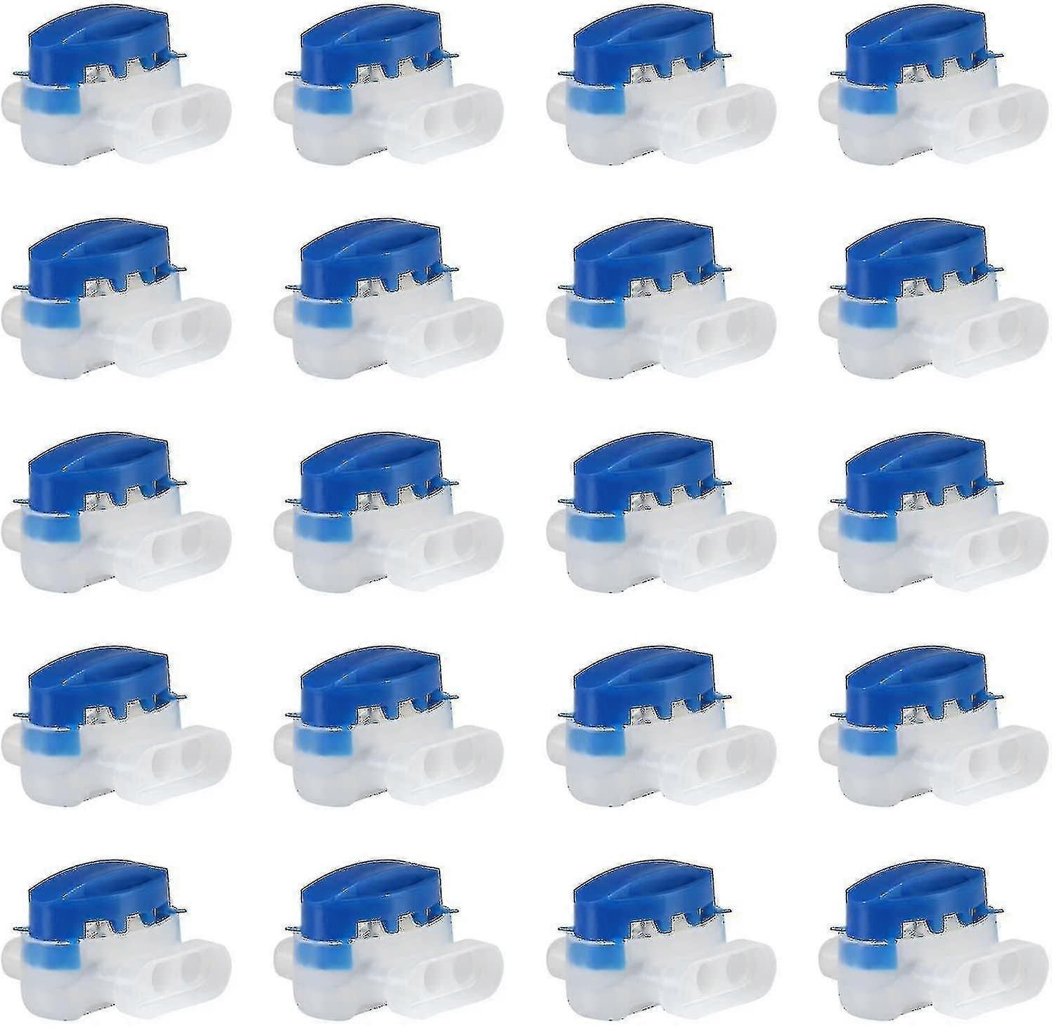 Set Of 20 Resin Filled Cable Connectors For Automower Robot Lawnmower