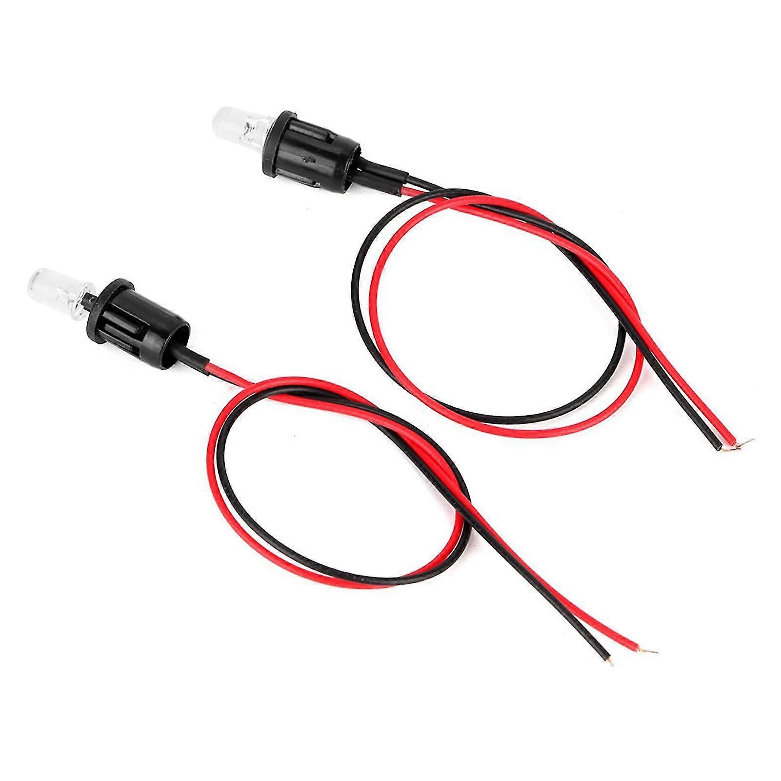 1 Pair DC 12V Car LED Alternating Alarm Dash Mount Light