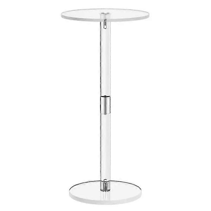 Acrylic Transparent Coffee Table Clear Drink Table Small Round End Room Side Table Acrylic Desk Home