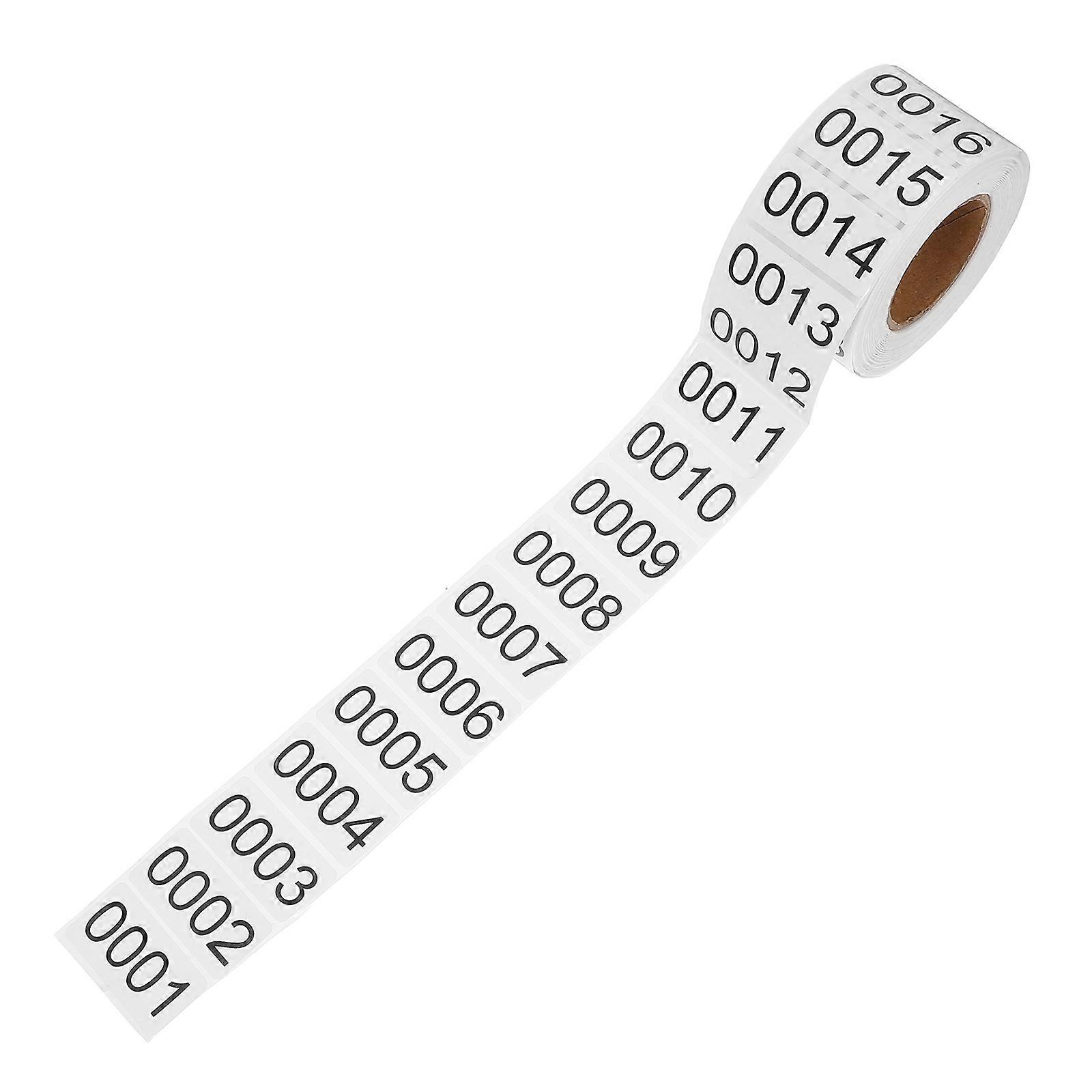 Number Marker Stickers Consecutive Number Labels for File Organization 2 Rolls