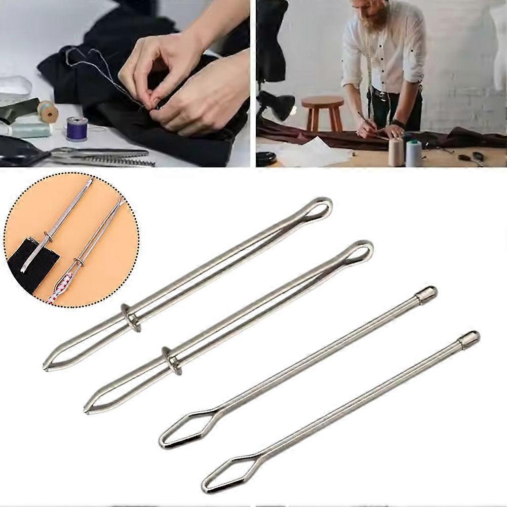 2pcs Garment Threading Tools Rope Threader Guides Craft Elastic Rope Threader