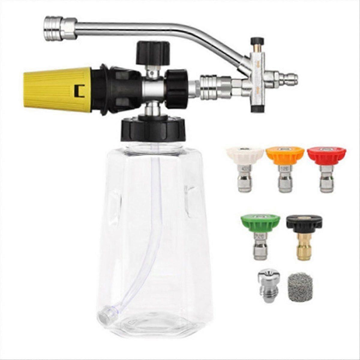 Daily Tool Pressure Washer Foam Cannon with Dual-Connector Accessory,Power Washer Double Tip Attach