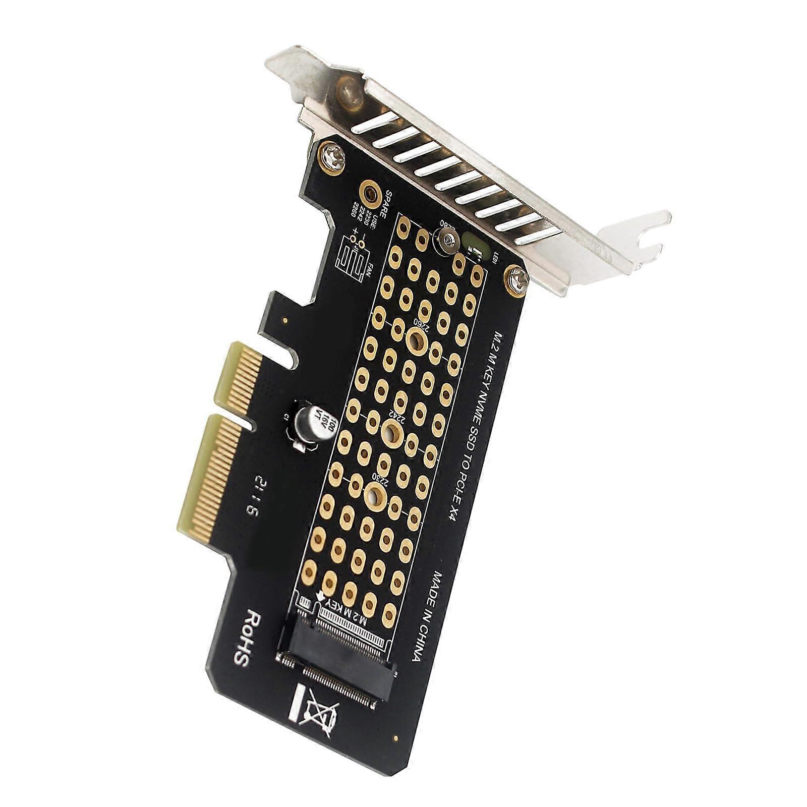 PCIE To NVME M Adapter For 2230/2242/2260/2280 NVME SSDs In HalfHeight Chassis