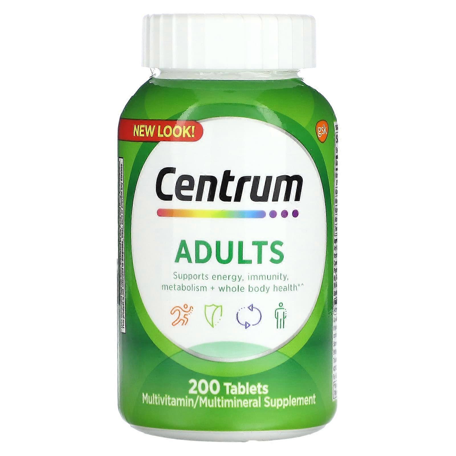 Centrum, Adults Multivitamin, 200 Tablets