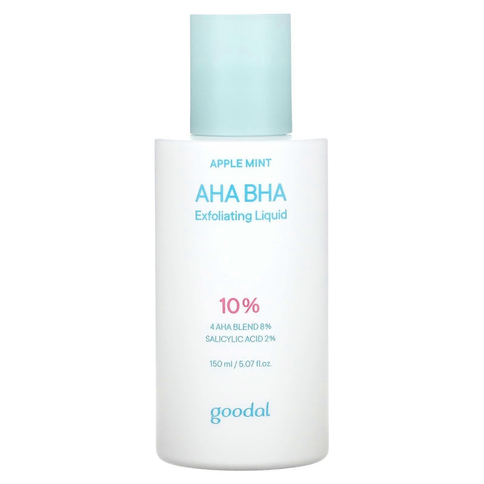 AHA BHA Exfoliating Liquid, Apple Mint, 5.07 fl oz (150 ml)