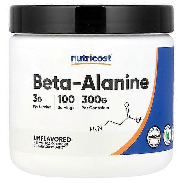 Nutricost, Beta Alanine, Unflavored, 10.7 oz (300 g)