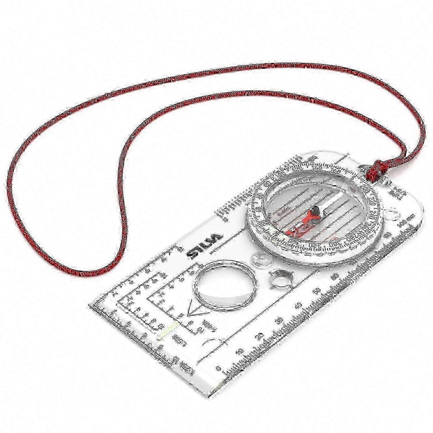 Expedition 4 Rotatable Compass for Professional Navigation - 1:25k, 1:40k, 1:50k Scales - Advanced Hiking Compass