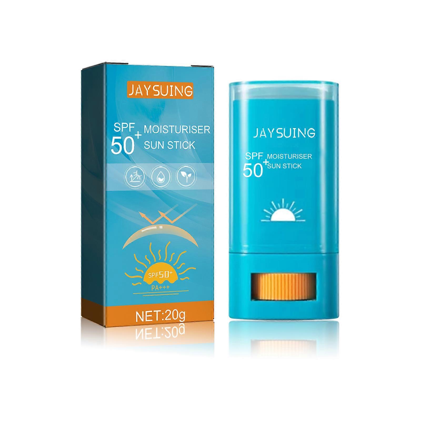 Jaysuing Moisturizing Protection Stick, Protection Refreshing Waterproof Anti-sweat Anti-UV Cream