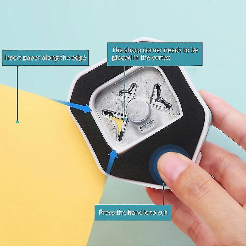 3 In 1 Corner Rounder Punch Paper Hole 3 Way Corner Cutter Trimmer Diy Paper Craft Photo Cutting