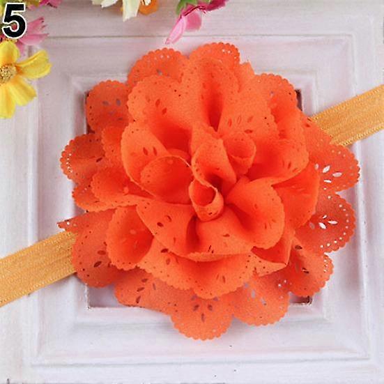 Bebê Moda Oco Renda Flor Headband Acessório de Cabelo