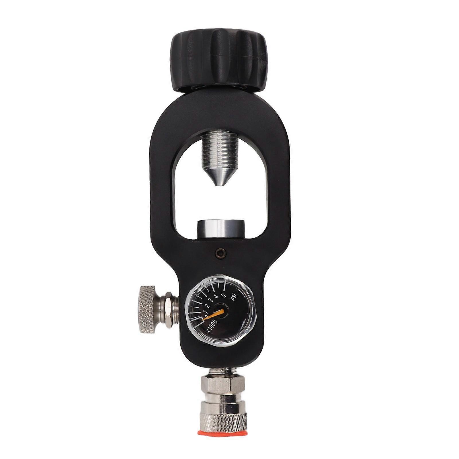 CO2 Cylinder Valve Tank Refill Adapter Good Sealing Leakage Proof Connector Converter Accessory