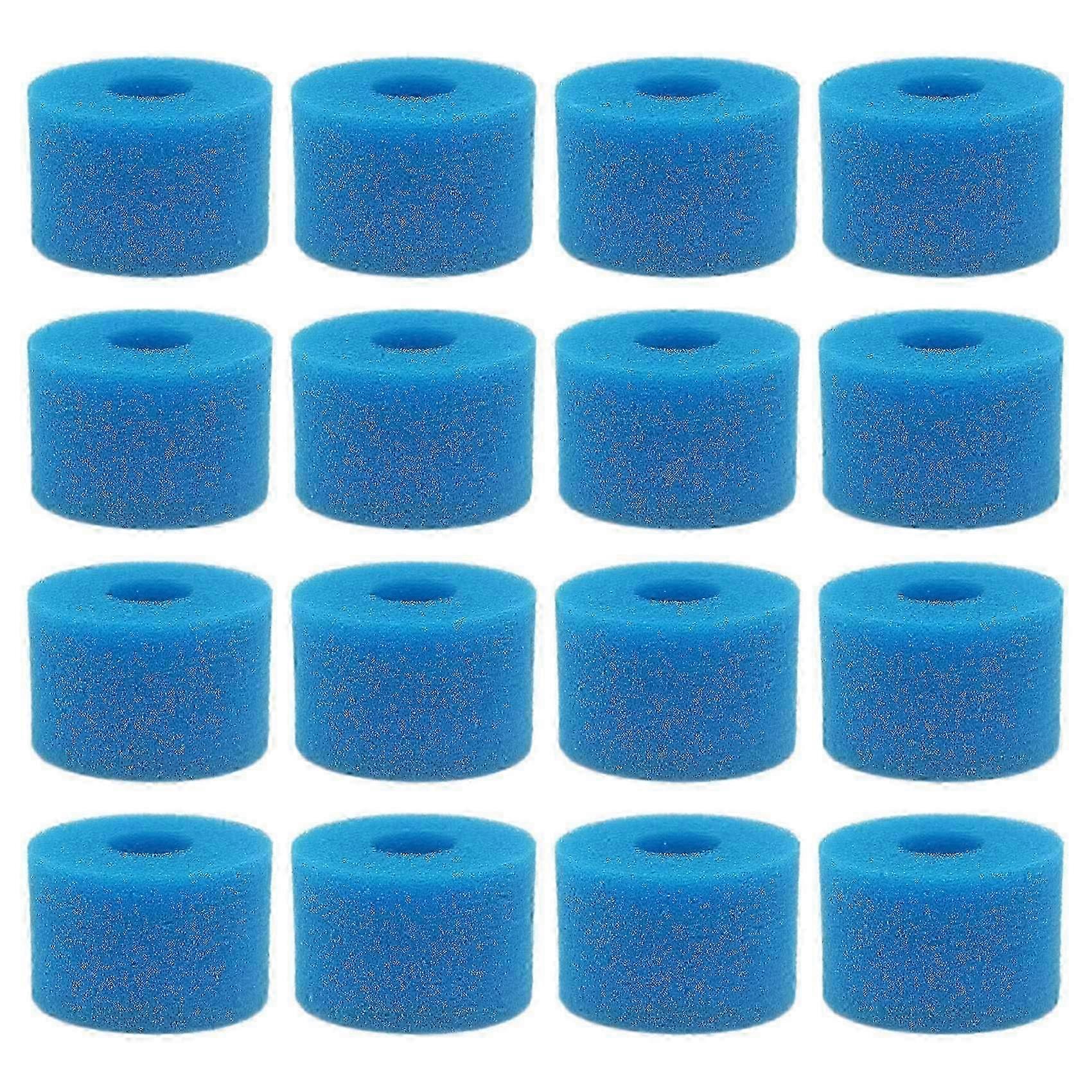Reusable filter for Intex Pure Spa - 16Pc washable S1 foam