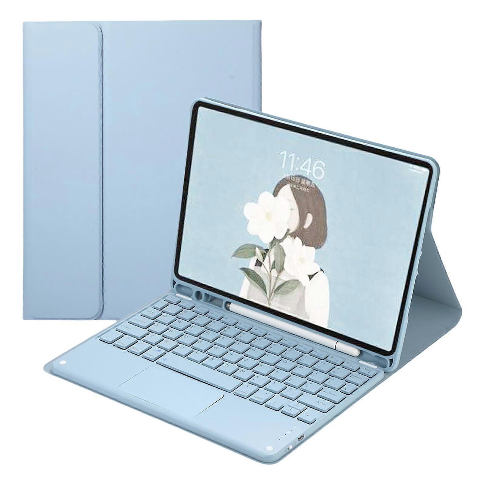 Keyboard Case for iPad 6th/5th Gen 2018/2017, Magnetic Detachable Bluetooth Keyboard, Folio Cover With Pencil Holder