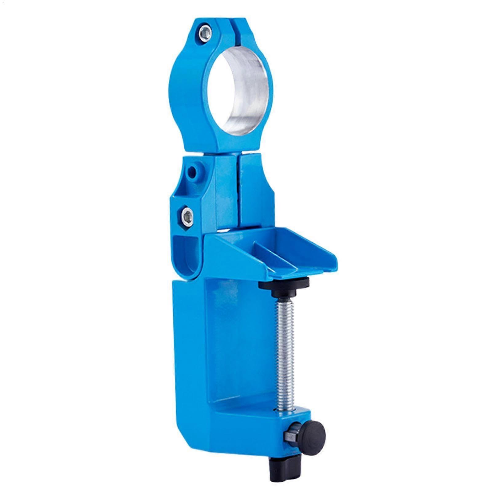 Table  Drill Stand Adjustable Metal Drill Holder, 360Degree Rotating Bracket, Benchtop Grinder Support