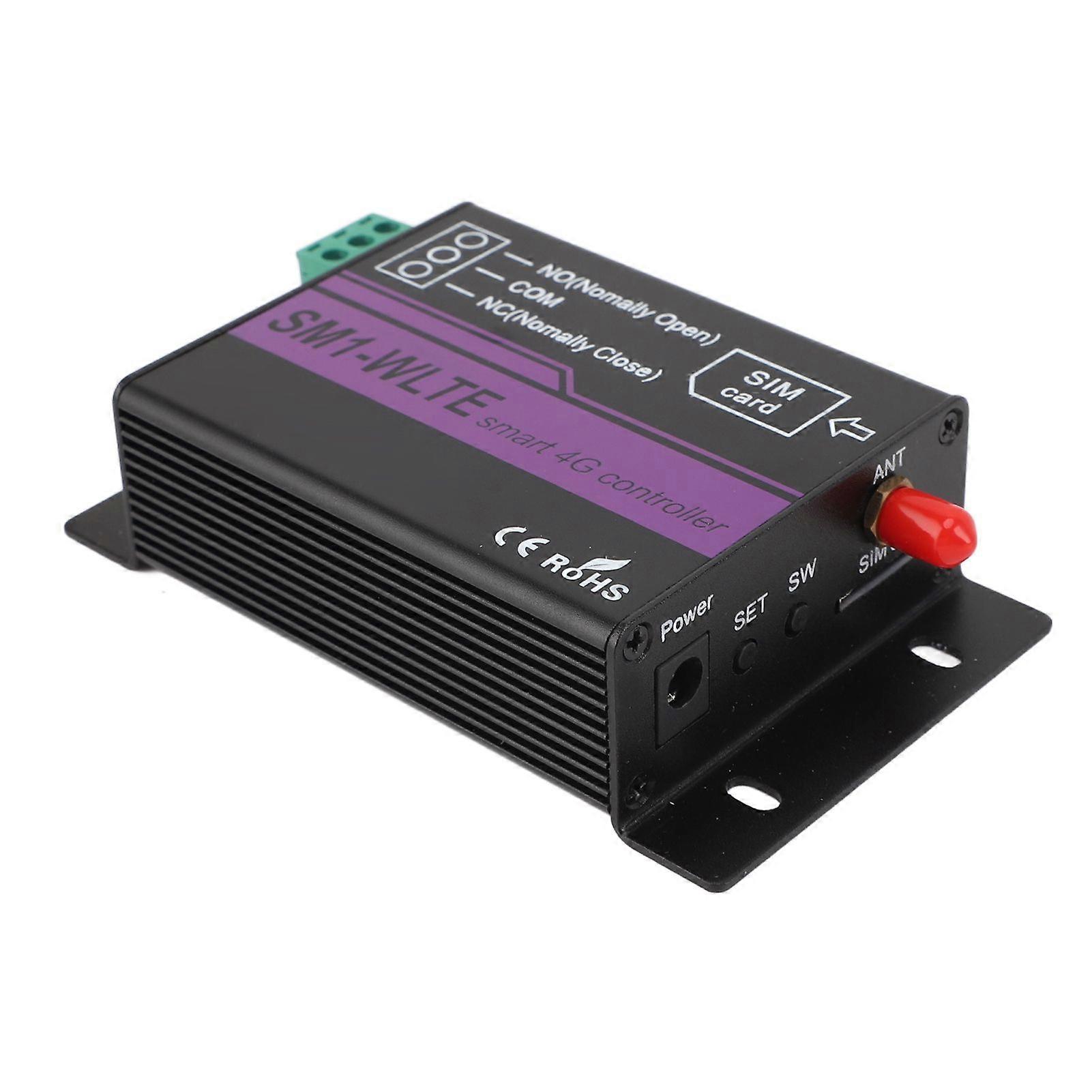 GSM Gate Opener 4G Mobile Phone Access Controller APP WEB Temperature Humidity Alarm SMS Power Failure Alarm EU Plug 100?240VSH