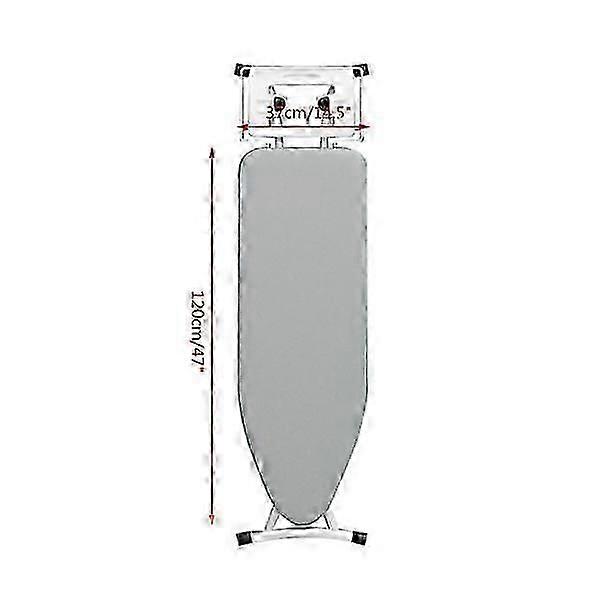 Polyester ironing board cover High temperature resistant double layer ironing board cover Gray