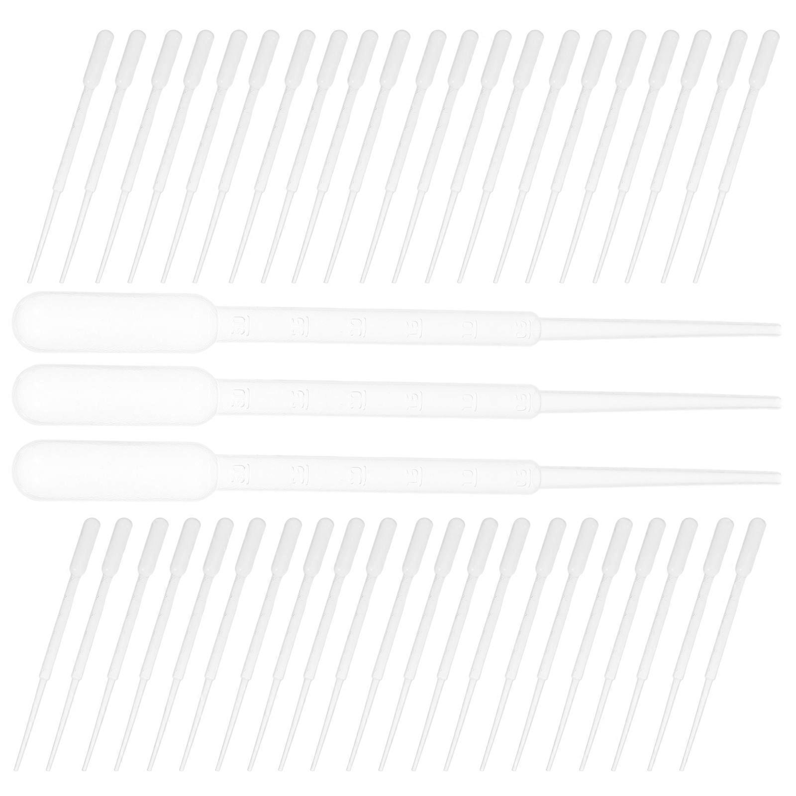 Disposable Graduated Pipettes Plastic Transfer Droppers for Lab 200Pcs