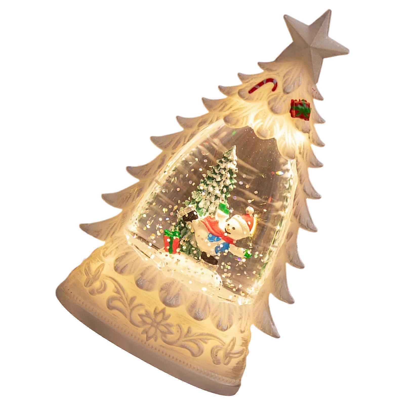 Holiday Themed Snowglobe Illuminators Combines Decorative Christmas Scenery With Practical Nighttimes Lighting  White