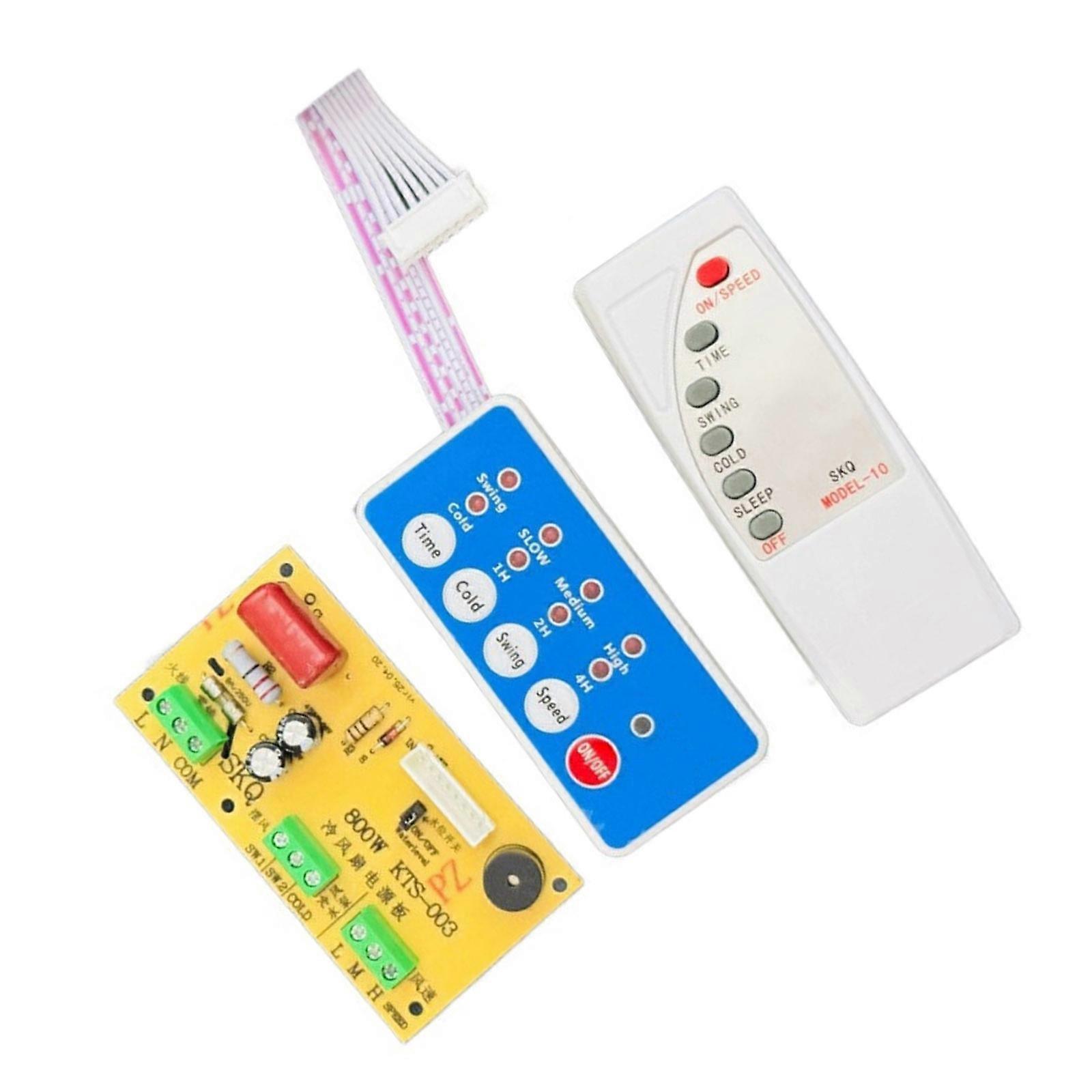 Fan Circuit Board Control Board Air Conditioning Maintenance Part PCB Texture Replacement Part Electronic Cooling Repair Multicolor