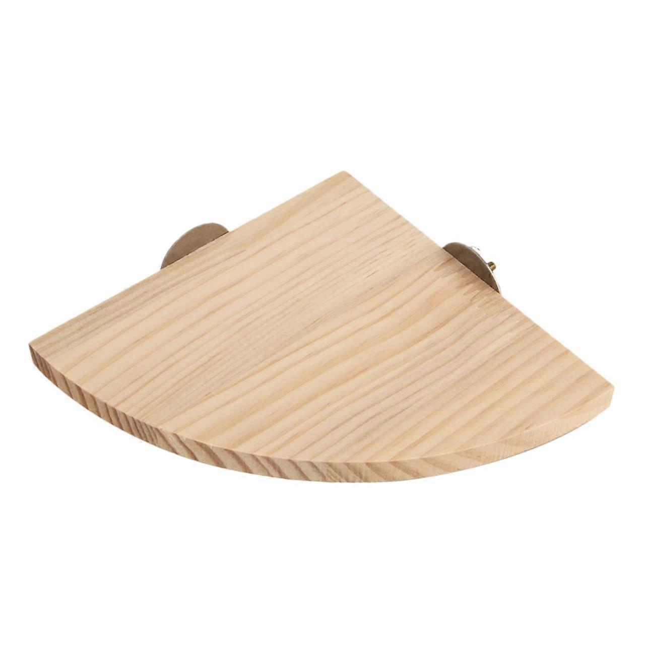 Natural Bird Toys For Conures Parrot Wooden Perch Stand Platform Exercise Toy For Small Parrots