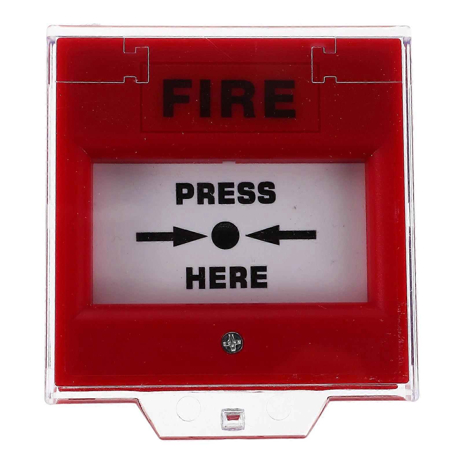 Emergency Alarm Button Designed For Electrical Control Systems In Red Featuring High Sensitivity 1Set