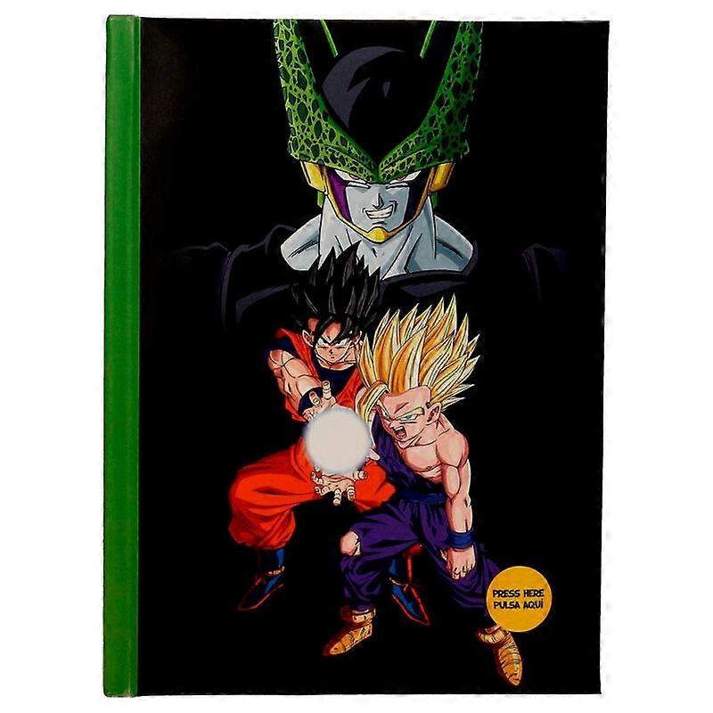 Cuaderno de Dragon Ball Z: Batalla Final de Cell con luz LED