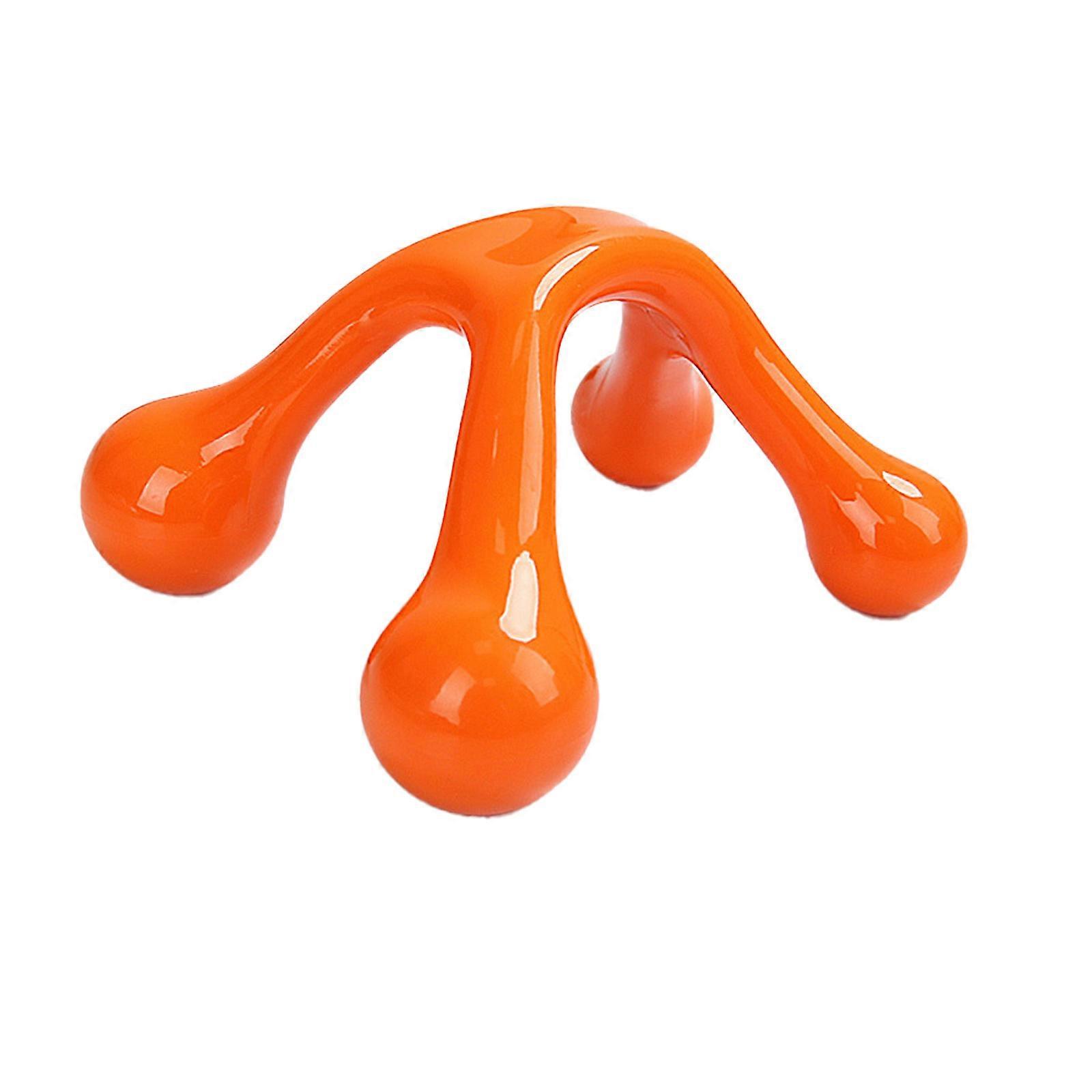 2 in 1 Acupressures Ball Portable Muscle Recovery Device For Full Body Tension Release Solution  Orange