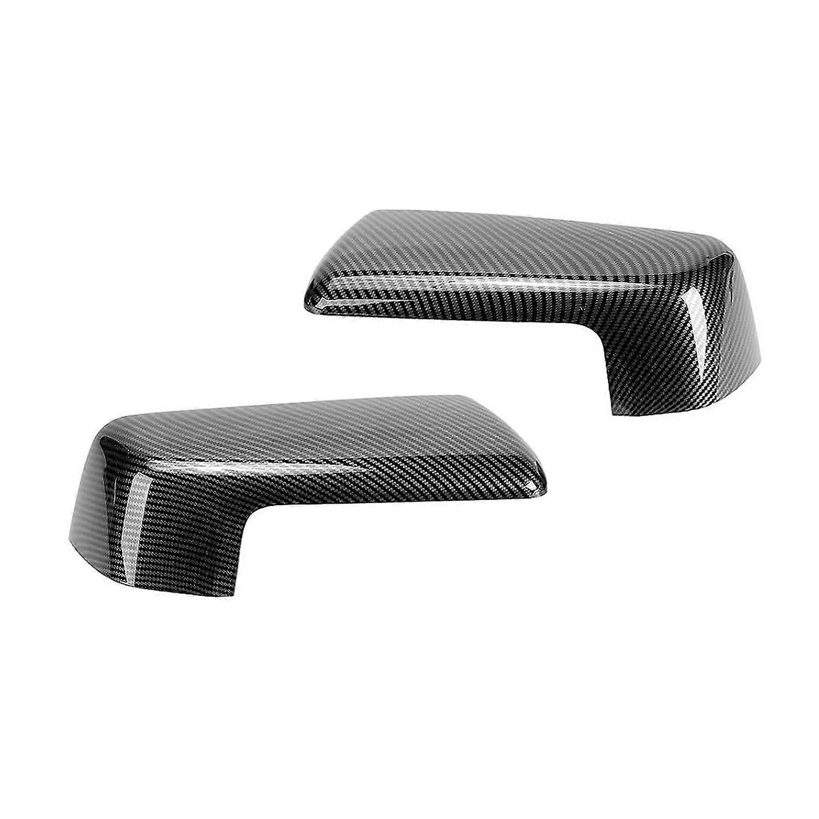 Zestaw osłon lewego i prawego lusterka zewnętrznego Wymienne osłony lusterek Osłona lusterka zewnętrznego Plastikowe osłony lusterek do wzoru węglowego pojazdu