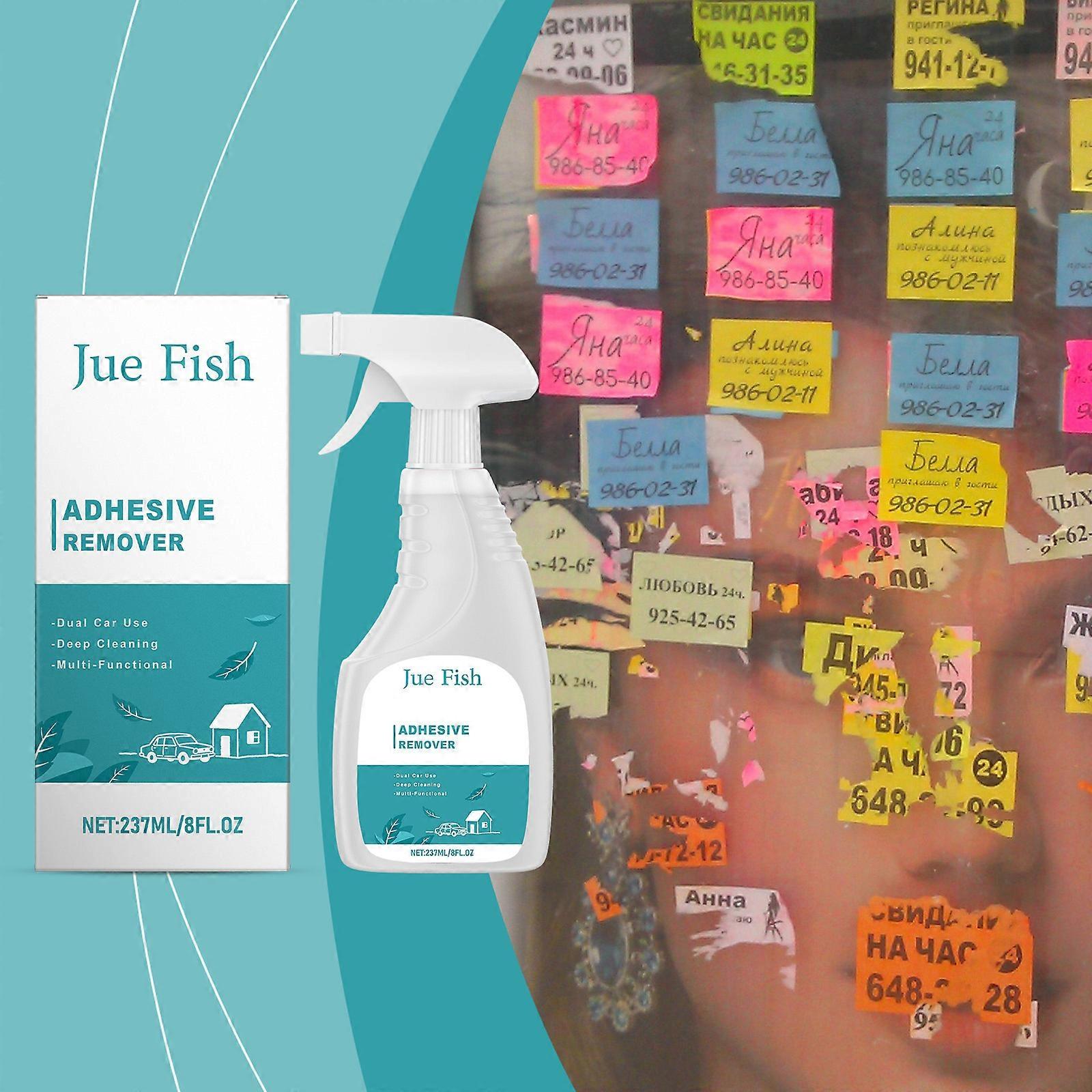 Jue Fish Adhesive Remover For Cleaning Residual Stickers, Easy To Clean, Convenient And Multi-Functional Adhesive Remover