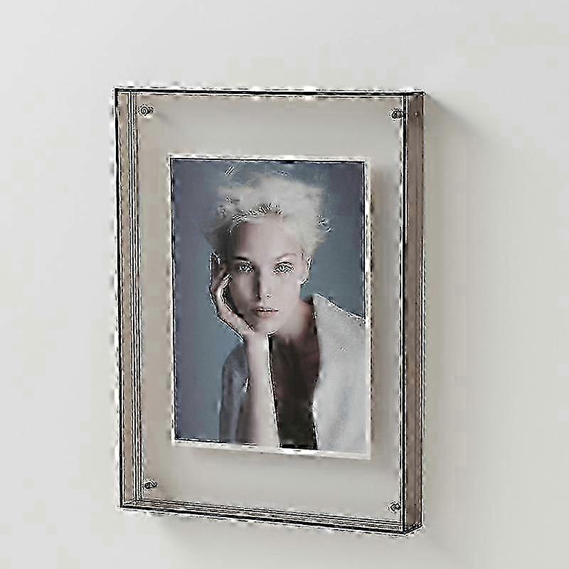Ins Style Colorful Picture Frame Without Photos Transparent Acrylic Photo Frame Hall Bedroom