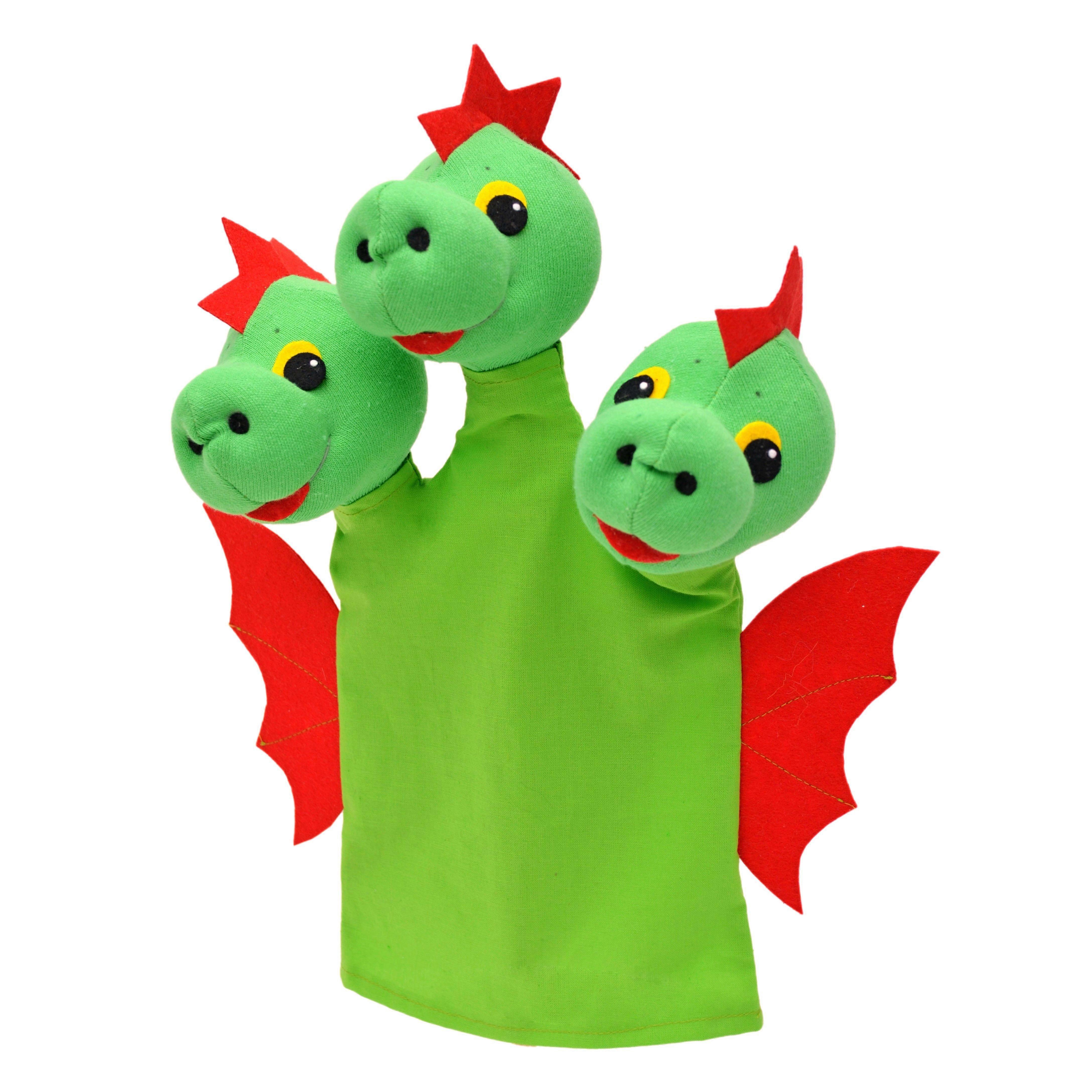 Handpuppe Drache 31 cm, 22464B